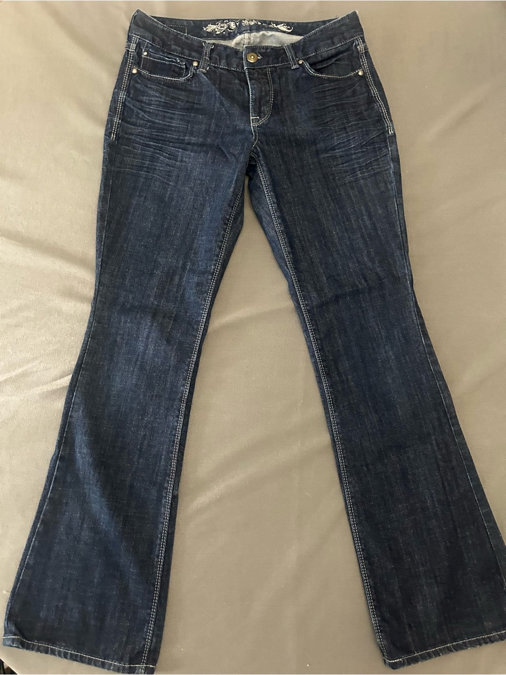 Express Women's Dark Indigo Bootcut Jeans